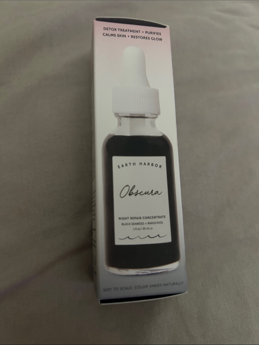 Earth Harbor Obscura Night Repair Concentrate – Black Serum
